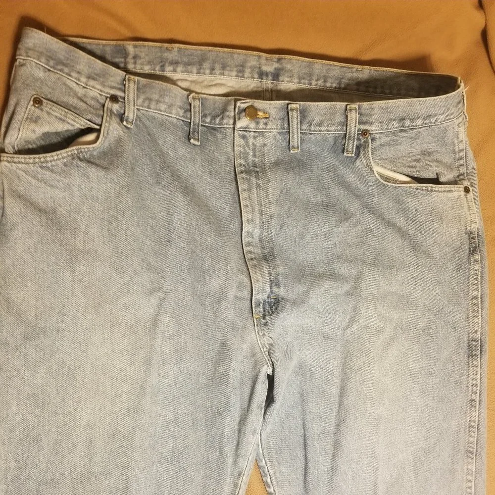blue size 46 x 30 Wrangler jeans - Picture 3 of 10